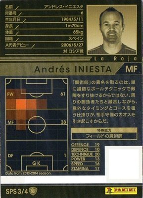 WCCF アンドレス・イニエスタ WCCF アンドレス・イニエスタ WCCF公式ウェブサイト -WORLD CLUB