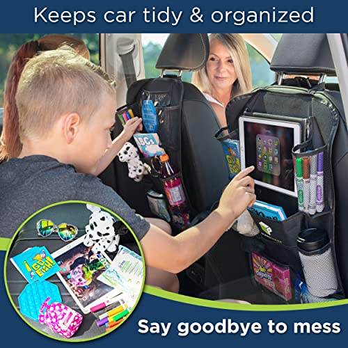 Universal Car Backseat Organizer Set – 2 Back Seat Organizers And Storage For Kids, 24 X 16 In. Seat Back, 14.5 X 5 In. Seat Side – 13 Pockets Total – Car Back Of Seat Organizer By Storeplicity #TOP1