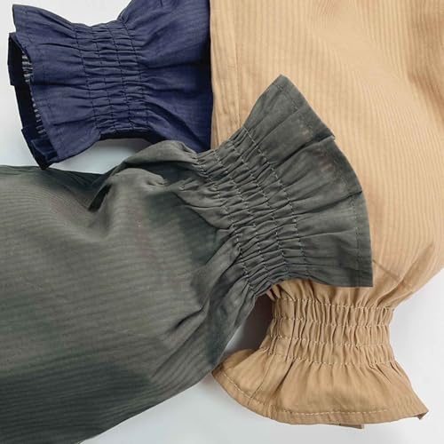 Toddler Boys Girls Classic Color Block Trousers Kids Cotton Linen Ankle Pants Loose Long Bloomers 1-7 Years4