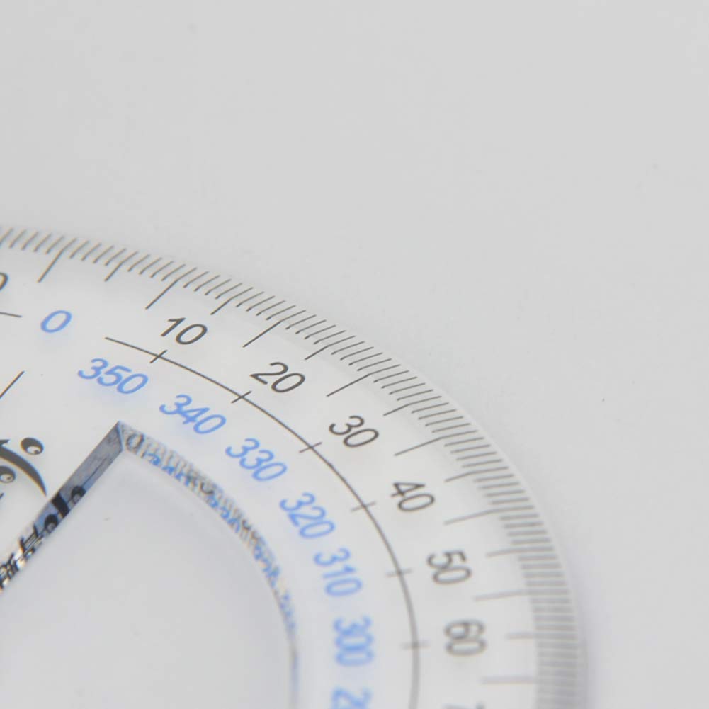 Compass Angle Ruler Math Geometry Tools For School Plastic Compass 360 Degree Swing Arm ...