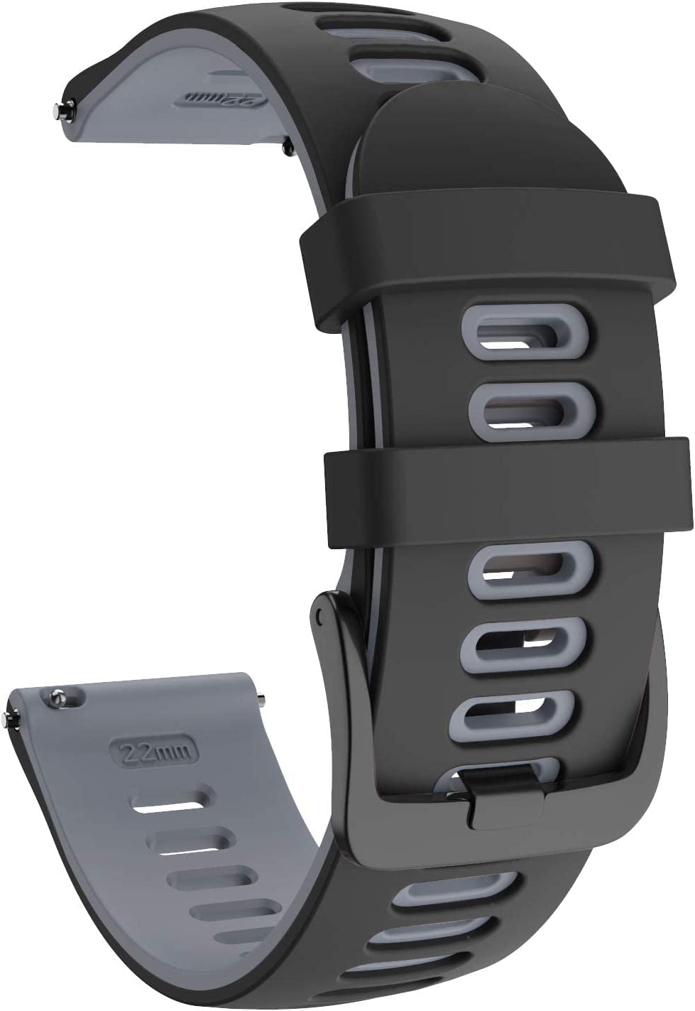Zitel Band Compatible with Huawei Watch 3 / 3Pro, GT3 / GT 2 46mm, Amazfit GTR 47mm / GTR 2e / GT 2e / GT 2 Pro/Pace - 22mm Straps (Black Gray) (B0C3FF5S5Z) Amazon Price History, Amazon Price Tracker