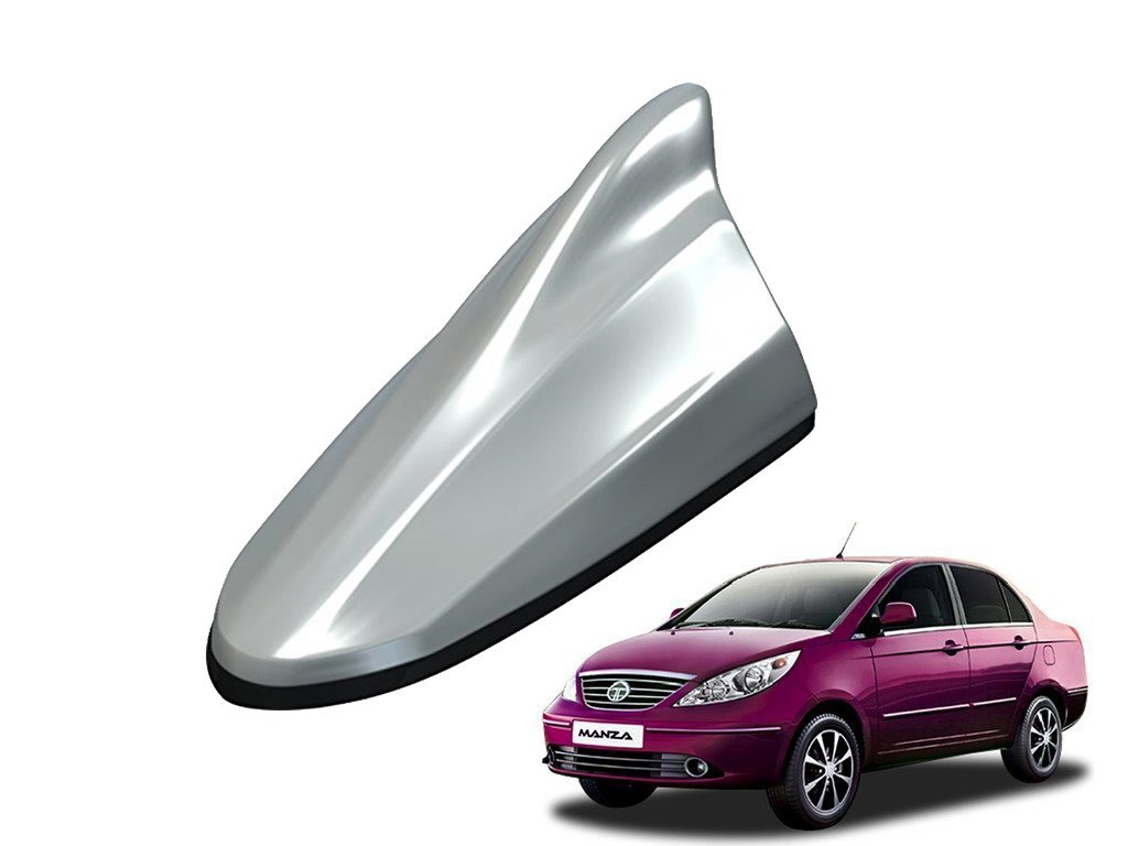 Kozdiko Silver Shark Fin Antenna for Tata Manza-picture-28