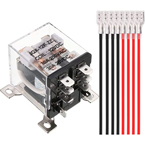 Relais JQX-12F-2Z 12V protège vos circuits contre les surcharges 30A DPDT