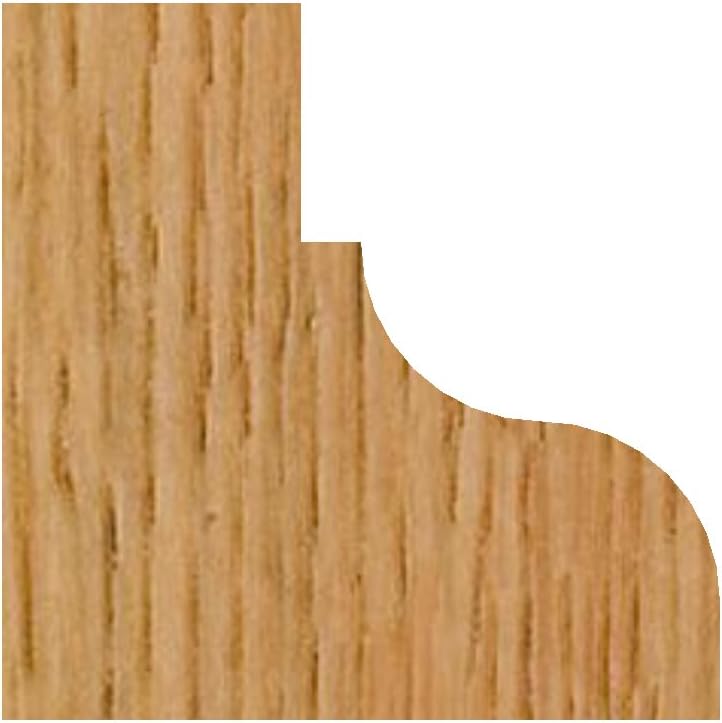 Whiteside Router Bits 3214 Ogee Fillet Bit with 3/16-Inch Radius, 1-3/8-Inch Large Diameter and 5/8-Inch Cutting Length