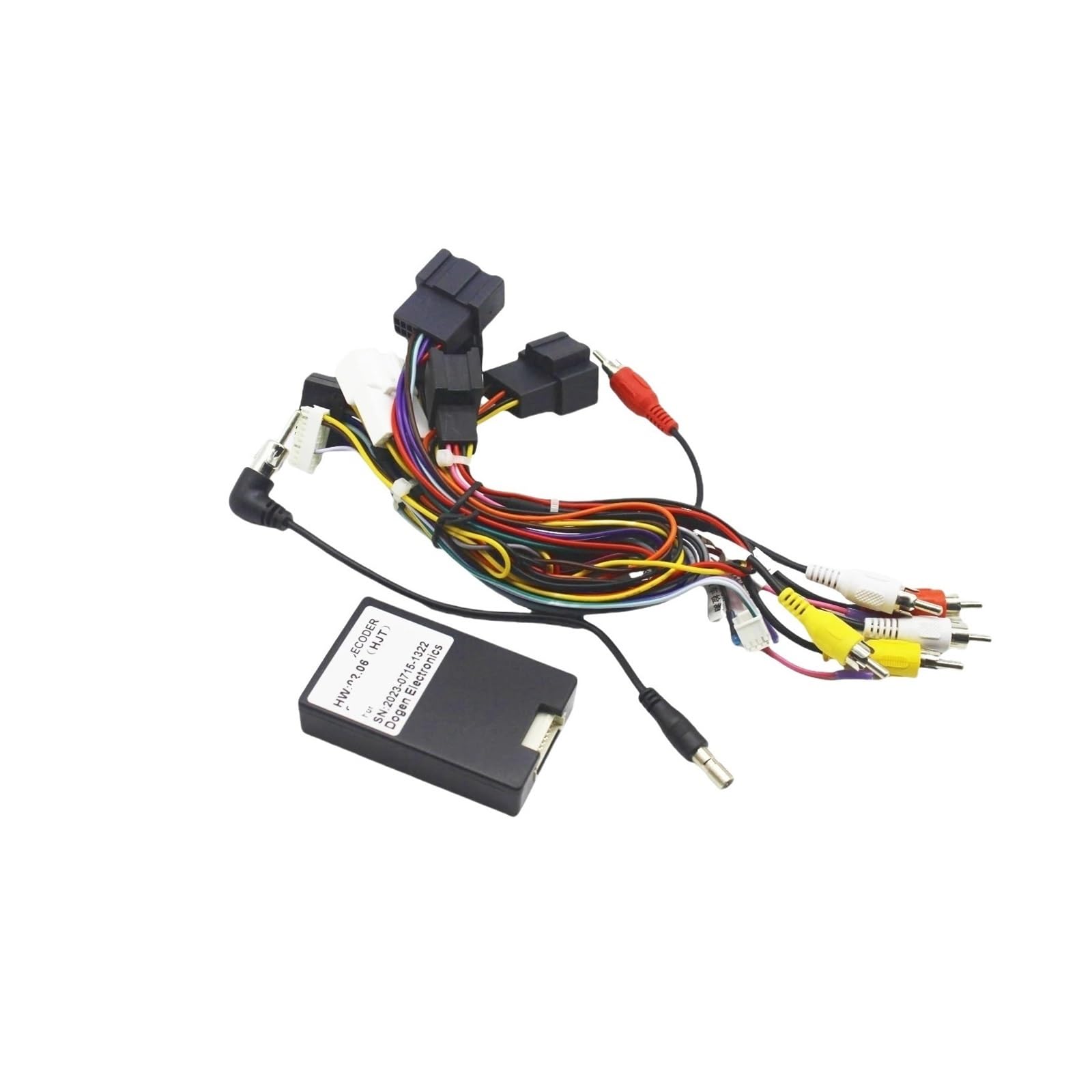 Adaptador de arnés de cableado de 16 pines para coche, decodificador de caja CANbus, cable de alimentación de radio Android, compatible con Chevrolet Captiva 2012-2016