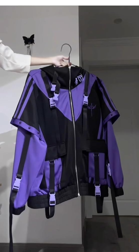 Amazon.co.jp: [SADALLXP] 地雷系 パーカー 機能服 配色