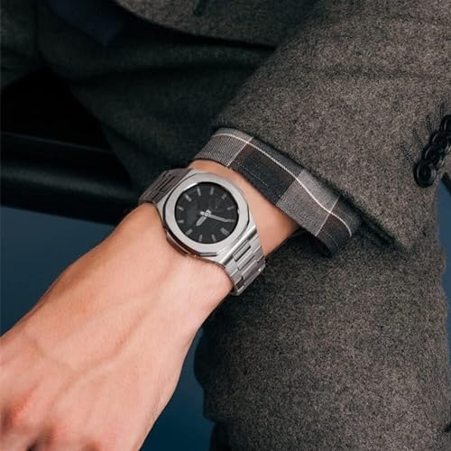 GA2100 boîtier de montre antichoc étanche kit de modification métal - 3