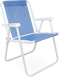 Mor - Cadeira Alta Aço Azul