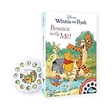 Moonlite Storytime - Disney's Winnie The Pooh Bounce with Me Storytime Disc - A Magical Read - Projector Sold Separately - Digital Story w/ Sound FX - Early Learning Gifts for Kids Ages 1 Year & Up