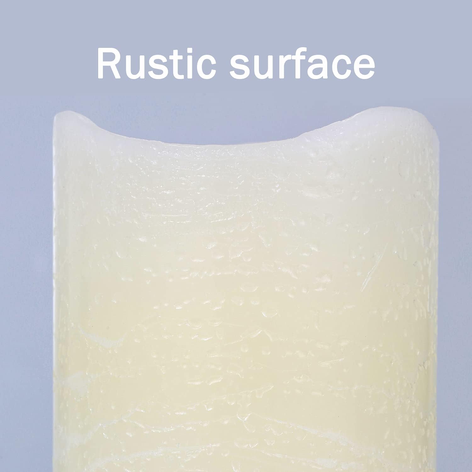 H-BLOSSOM Flickering Flameless Candles Battery Operated Real Wax Pillar Candles LED Candles with 10 Key Remote Control Cycling Timer Set of 6 (3" x 5" Remote)