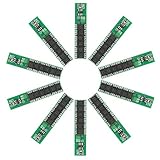 ACEIRMC 1S 3.7V 10A 6MOS 18650 Charger PCB BMS Protection Board for 18650 Li-ion Lithium LiPo Battery Cell (10pcs)
