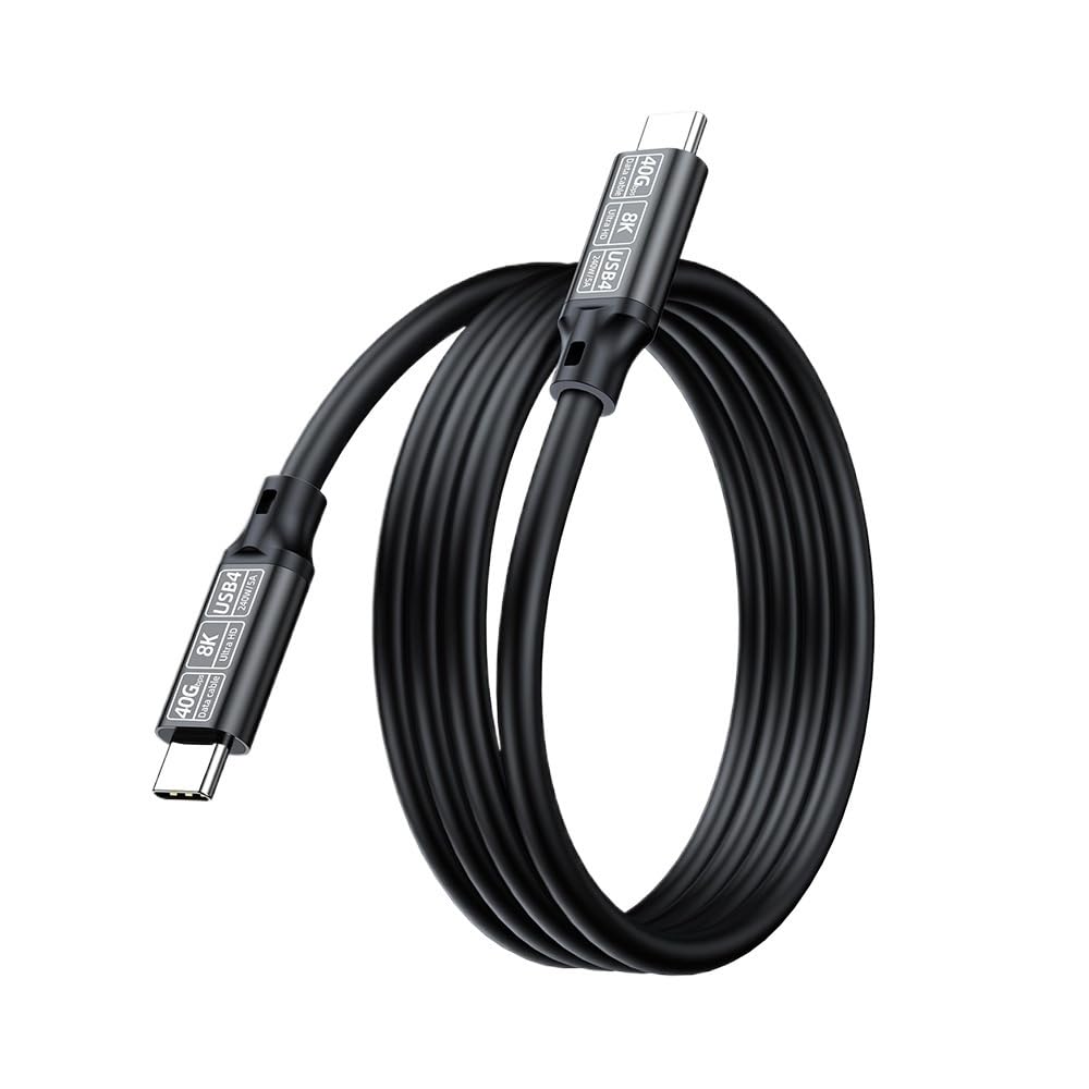 Cavo USB 4 40Gbps Cavo Dati 8K 60Hz Cavo Video 5A 240W PD Ricarica Rapida*/ing Cavo USB Tipo C 3.2 (1.5m)