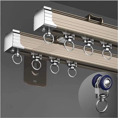 Barras de Cortina Blancas Techo Marca DSSYUYERT