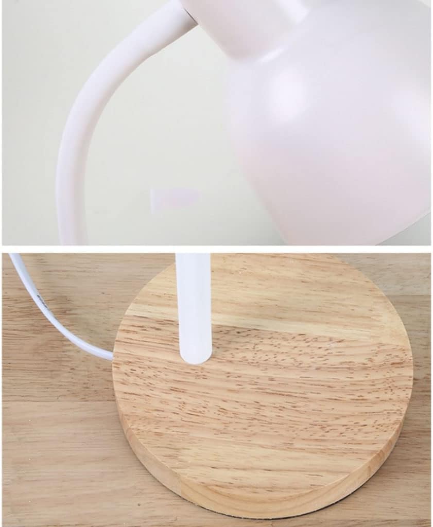 Nightstand Lamp Wrought Iron Eye Protection Desk Lamp Led Button Switch Reading Light Suitable for Bedroom Reading Lamp