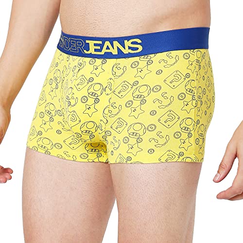 Image of Underjeans Men's Cotton Blend Trunks (UJNPTS050Black)