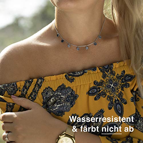 Bella collana catena in acciaio inox con