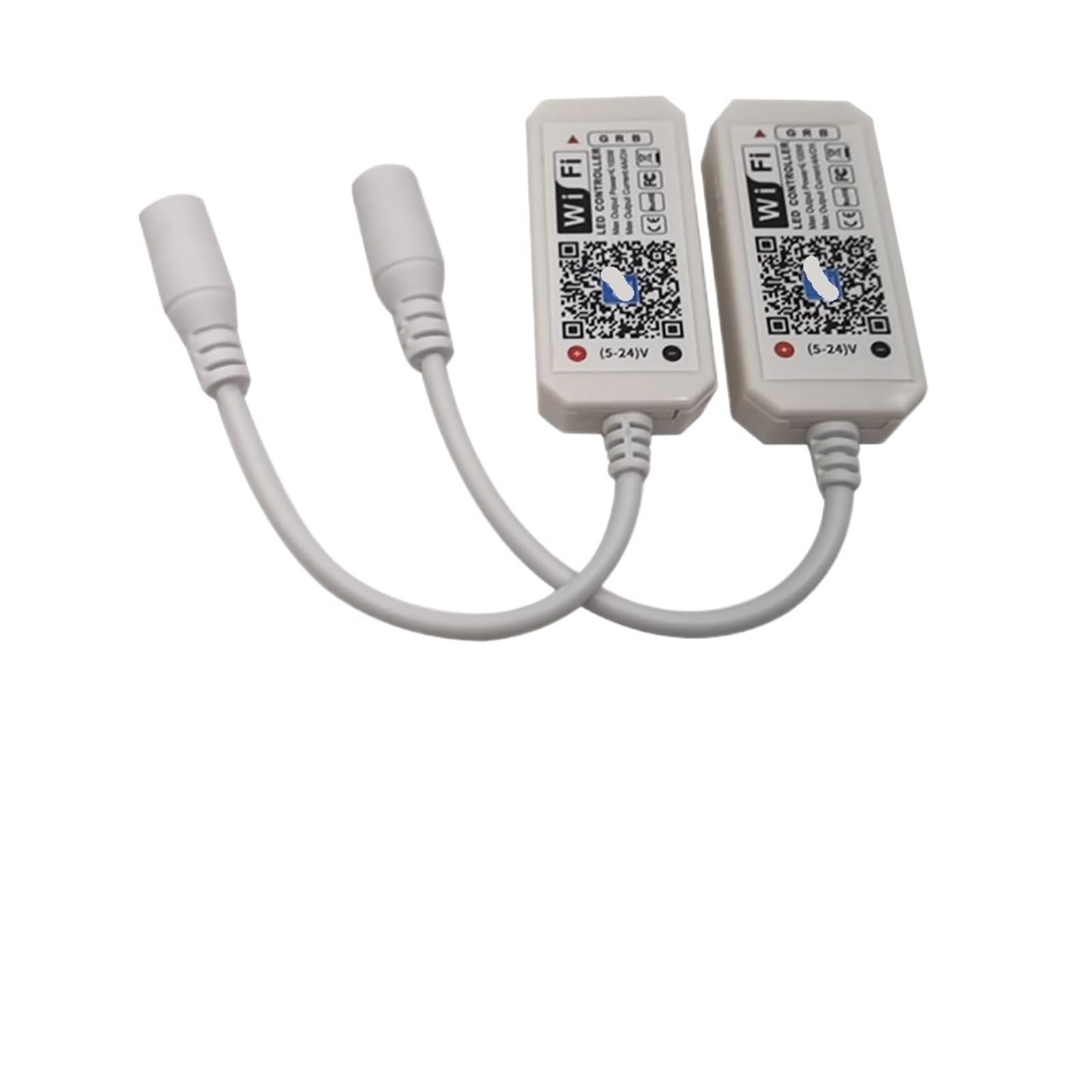Mini kontroler WiFi RGB RGBW DC5-24V nadaje się do jasnych pasków, panelu świetlnego, funkcji pomiaru czasu, 16 milionów kolorów, smartfona (WiFi RGB)