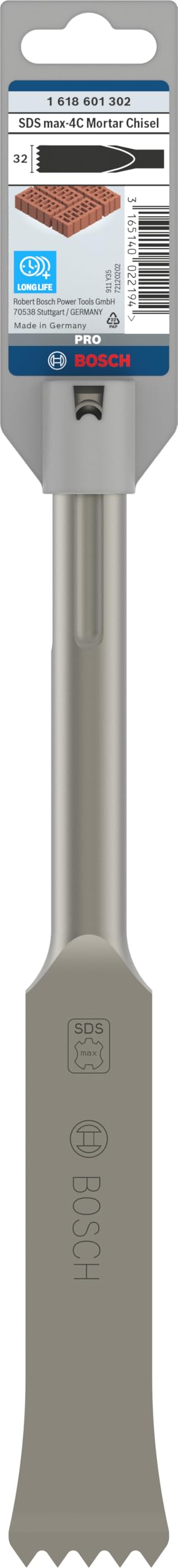 Bosch 1x Burin à mortier PRO SDS max-4C