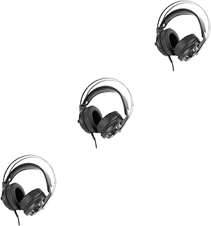 Hemobllo 3Pcs Fone De Ouvido Sobre A Orelha Fones De Ouvido Com Fio Para Pendurar No Pescoço Fone De Ouvido Fone De Ouvido À Prova De Suor Fone De Ouvido Jogo Fone De Ouvido Com Fio Fone