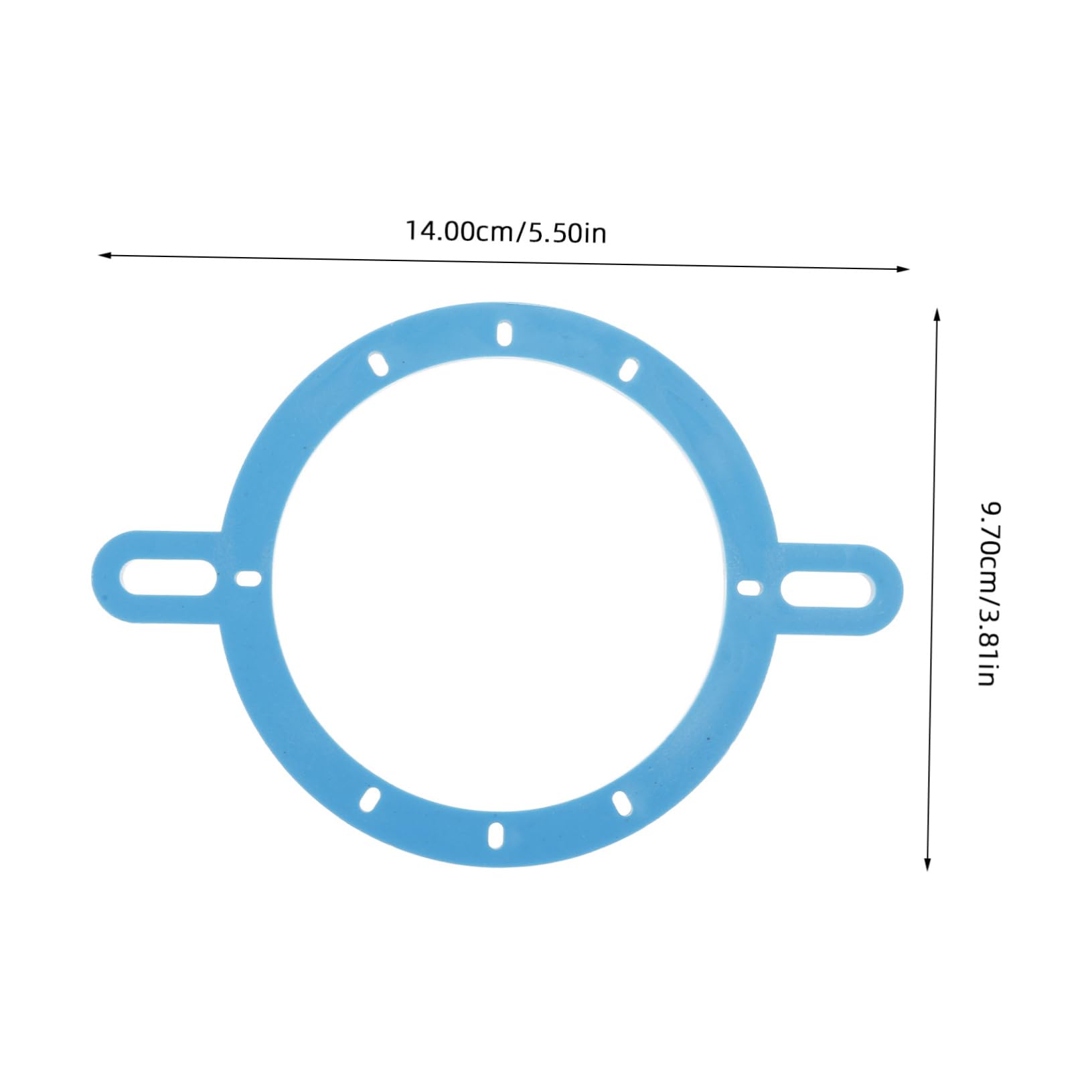 Mikinona Speaker Accessories for Car Automotive Speaker Adapter Spacer Rings 3.5''/4'' Midrange Bracket Metal Mount Enhanced Audio Clarity Quick Installation Longevity