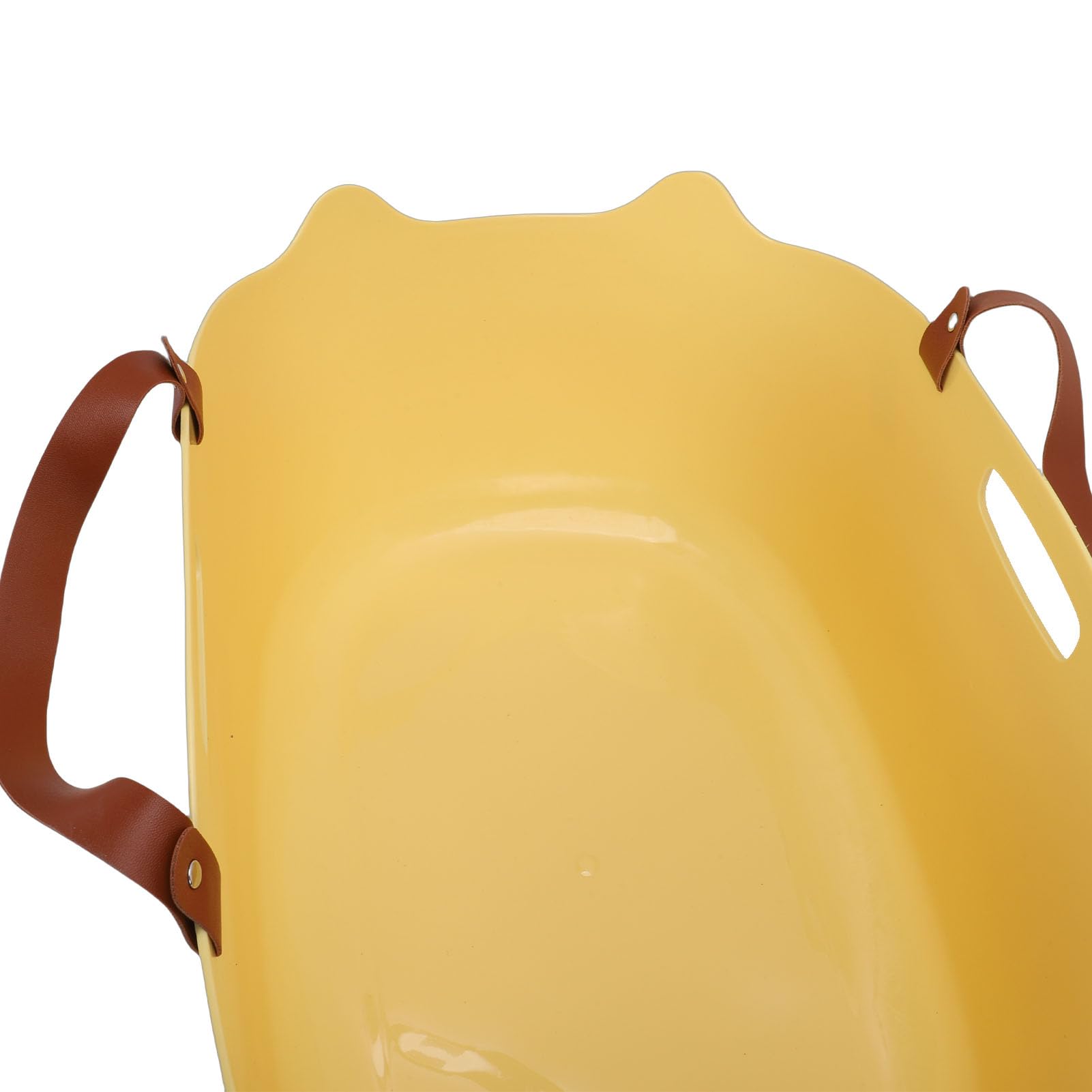 Zerodis Standardowe Kuwety dla Dużych Kotów 20x13x8 Cali Przestronna Kontrola Zapachu Konstrukcja Zapobiegająca Rozpryskom Artykuły Codziennego Użytku dla Kotów (YELLOW)