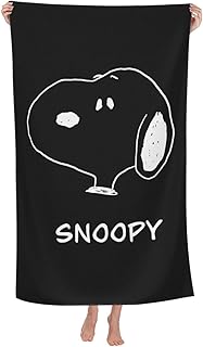 バスタオル スヌーピー ビーチタオル マイクロファイバー 80*130cm 大判 耐久性 高速吸水 柔らかい肌触り おしゃれ バス用品 プール用 家庭用 部屋着