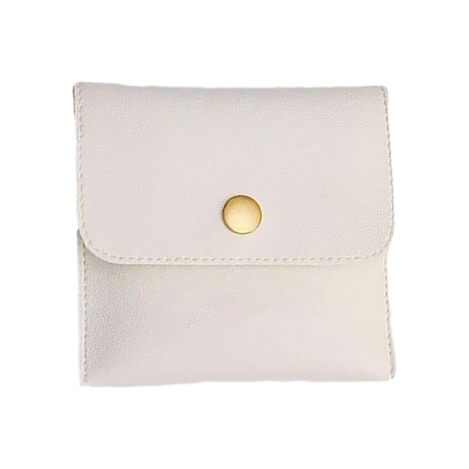 Haodream Compact Jewelry Pouch Portable Storage Case for Earrings/Necklaces/Rings/Bracelets/Brooches Snap Button Closure Bags Portable Storage Box