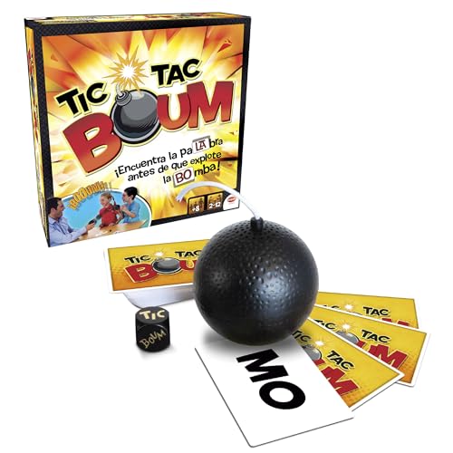 Bizak - Tic TAC Boum Juego de Mesa Infantil A Partir de 8 Años, Divertido Juego de Cartas y Educativo De 2 a 12 Jugadores, Aprende Nuevas Palabras, Desarrolla Habilidades Lingüística(64550487)