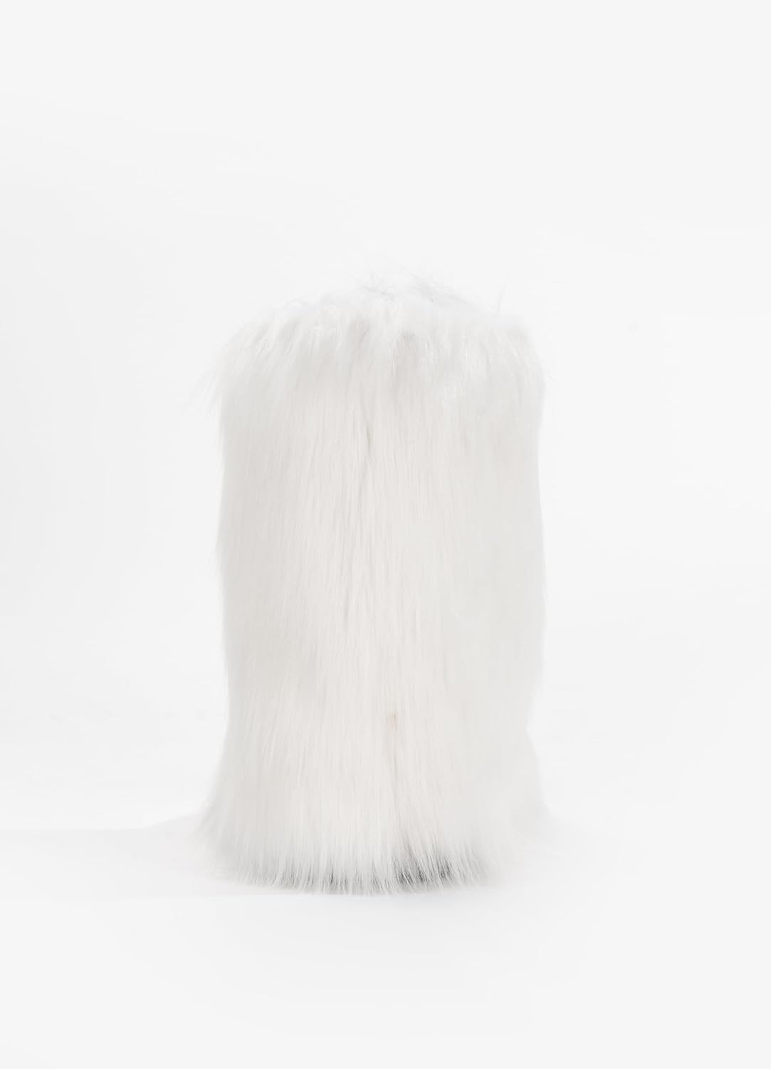 ZVC Women's Faux Fur Boots Furry Comfortable Snow Boots Warm Fluffy Winter Boot Fuzzy Mid-Calf Boot Outdoor Indoor Flat Shoes - Image 5