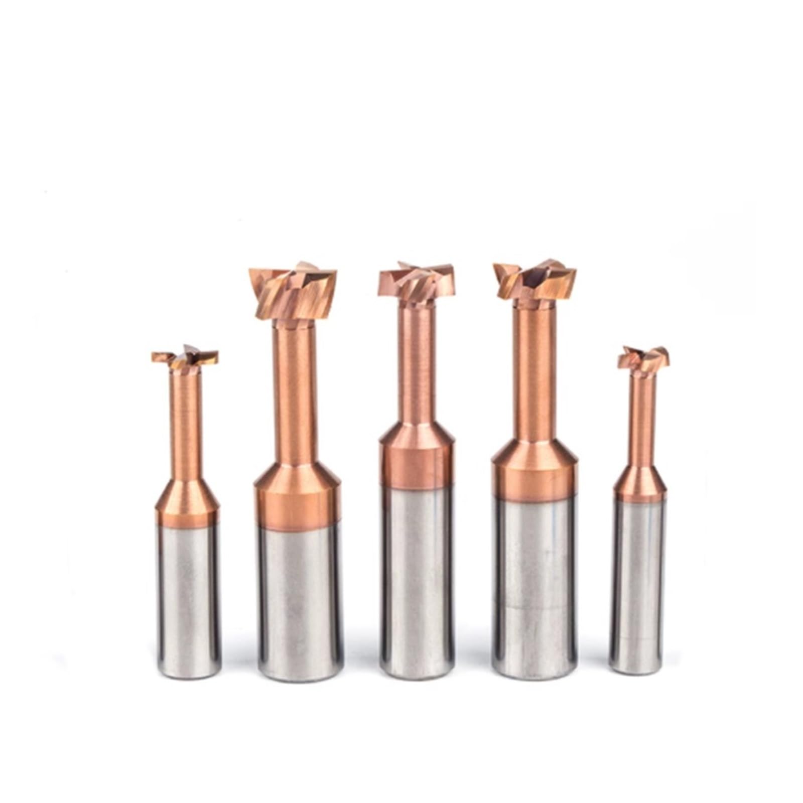 1 szt. Frezy do rowkowania typu T - chwyt 4, 6, 8, 10, 12 mm Frezy do rowków ze stali wolframowej do precyzyjnego cięcia(6Dx2Hx2.5dx8lx50L)