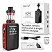 Produktbild E Zigarette Starter Set Manvap Vola 100W Ezigarette Ohne Nikotion E Shisha TF Verdampfer Tank Mod Kit Box Mod 2000mAh Batterie, Regelbare Watt LED Bildschirm,Ausgabemodi VW/Ni/SS/TCR, Ohne liquid, Rot