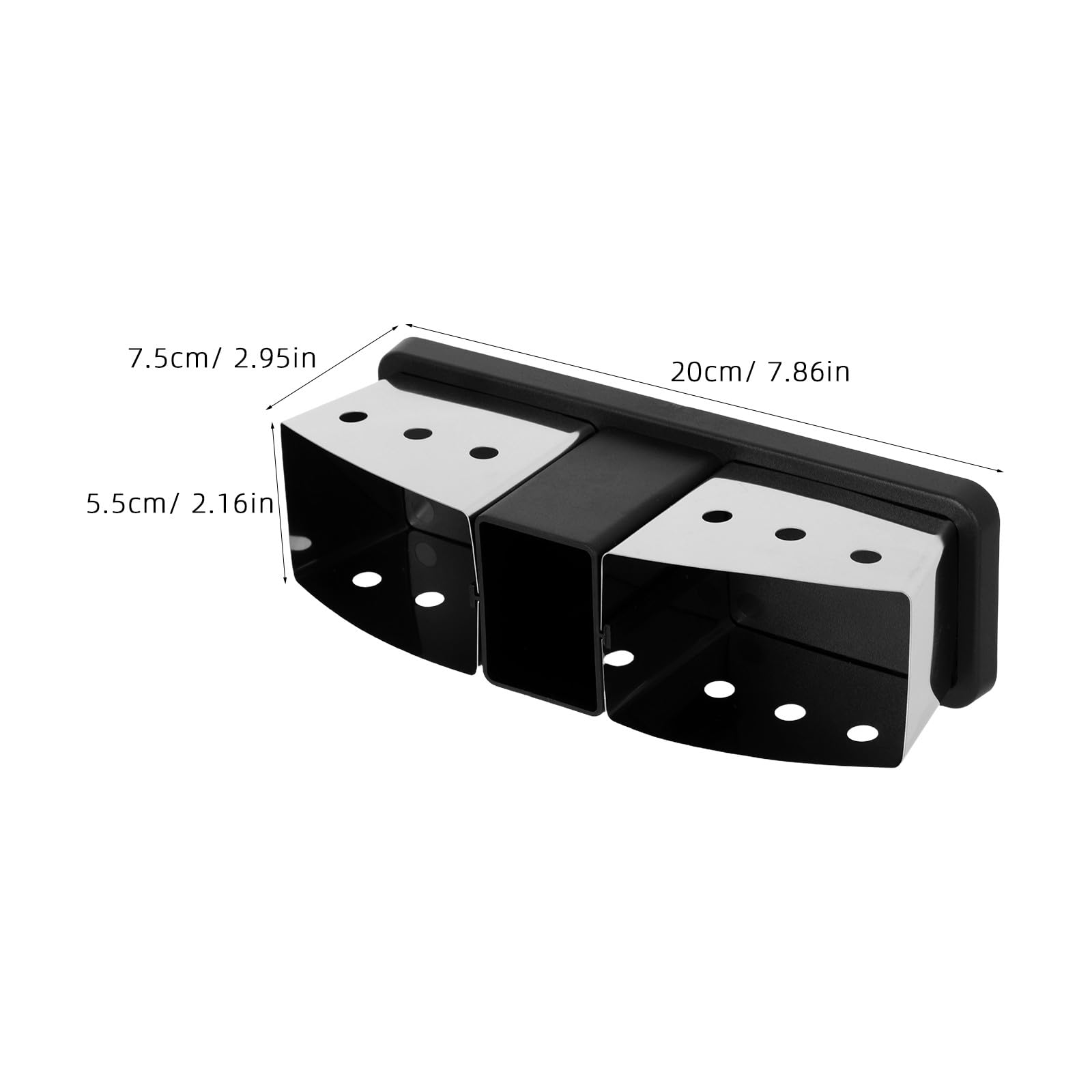 Toyvian Porta Bustine di Zucchero in Acciaio Inossidabile a 3 Scomparti, Organizer Robusto e Affidabile per Caffè e Condimenti, per Locale e Ufficio