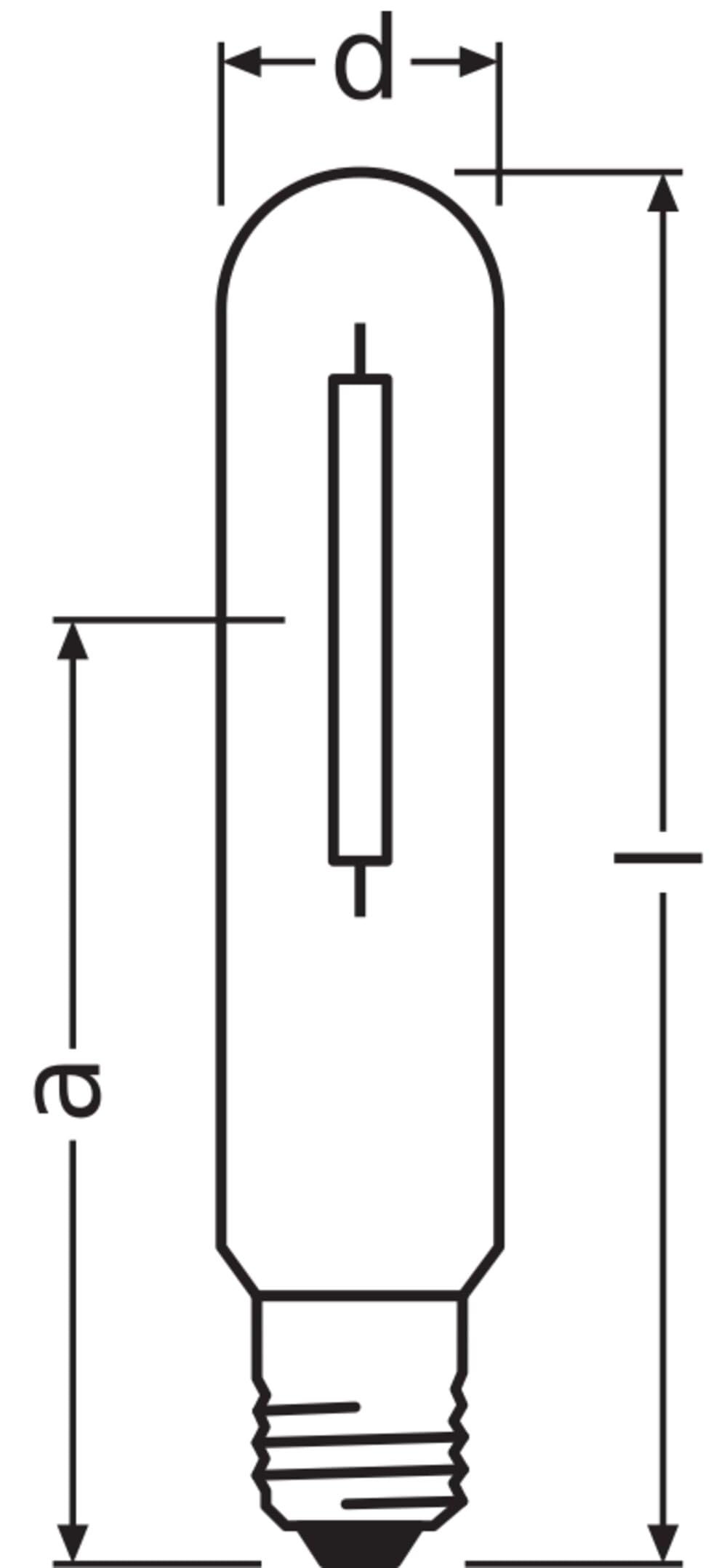 Image secondaire de OSRAM Lamps HID HD Lampe à décharge haute pression au sodium pour luminaires ouverts/fermés, 400 W, blanc chaud, taille unique