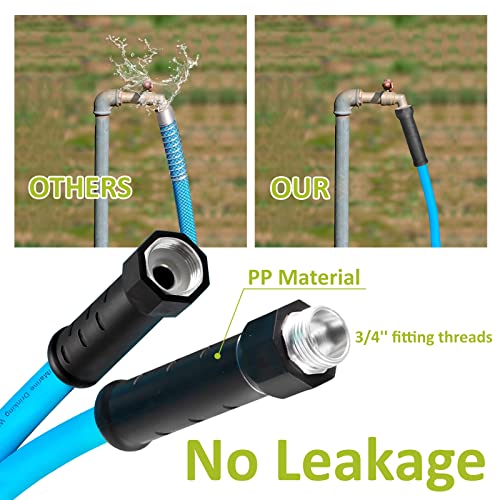 Image of Cupohus 35FT RV Water Hose, 5 /8 inch Extra Thick Wall Drinking Water Safe, Freeze Resistant Hot & Cold Weather, Kink Free Heavy Duty Flexible Hose with Storage Bag for Camper Travel Trailer Boat