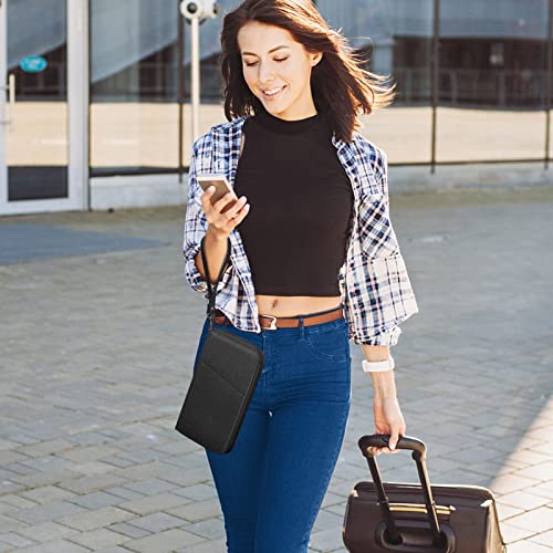 Fintie FAMILY PASSPORT HOLDER Wallet, Rfid Blocking Travel Document Organizer Clutch Bag Credit Cards Case Cover thumb #6