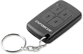 Seco-Larm SK-919T4-GNQ 315MHz Pendant RF Transmitter with 4 Buttons and 15 Channels, Compatible with all 315MHz SECO-LARM Receivers, Operates Up to 500ft, Over 68 Billion Possible Codes