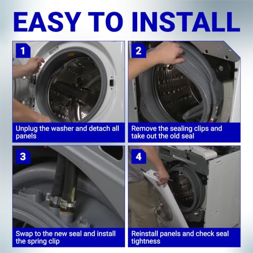 Image of [NEW] BlueStars MDS47123619 Washer Door Seal with Extra Removal Tools