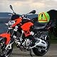 ANFUXT Warndreieck Motorrad, 46 * 43cm Helm Erste Hilfe Pannendreieck, Motorradhelm Helmbeutel, Motorrad Warndreieck Helmüberzug, Für Warnschilder, Helmabdeckung Unfallschutz Szene gefährlicher Punkt
