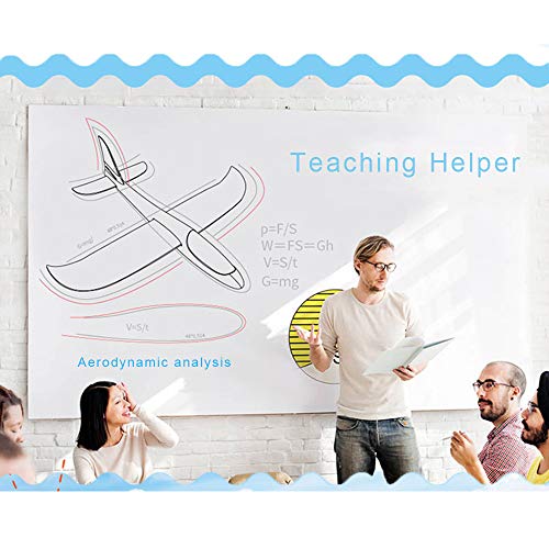 Huture 2 Stücke 15 Zoll Styroporflieger Flugzeug Kinder Flugzeug Spielzeug Outdoor Wurf Segelflugzeug Schaum Flugzeug Spielzeug Glider Rot Grün Flugzeug Geschenk für Junge Mädchen Kindergeburtstag