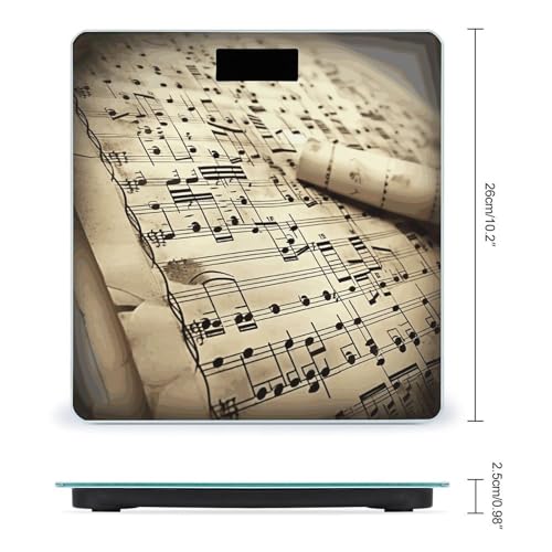 Báscula digital para baño alta precisión con pantalla grande miniatura 2
