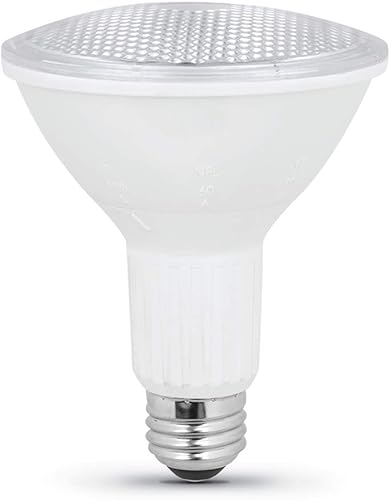 Feit Electric PAR30L - Bombilla LED equivalente a 75 W, regulable, blanco brillante de 3000 K, 750 lúmenes, vida útil de 8 años, base E26, CRI 90,