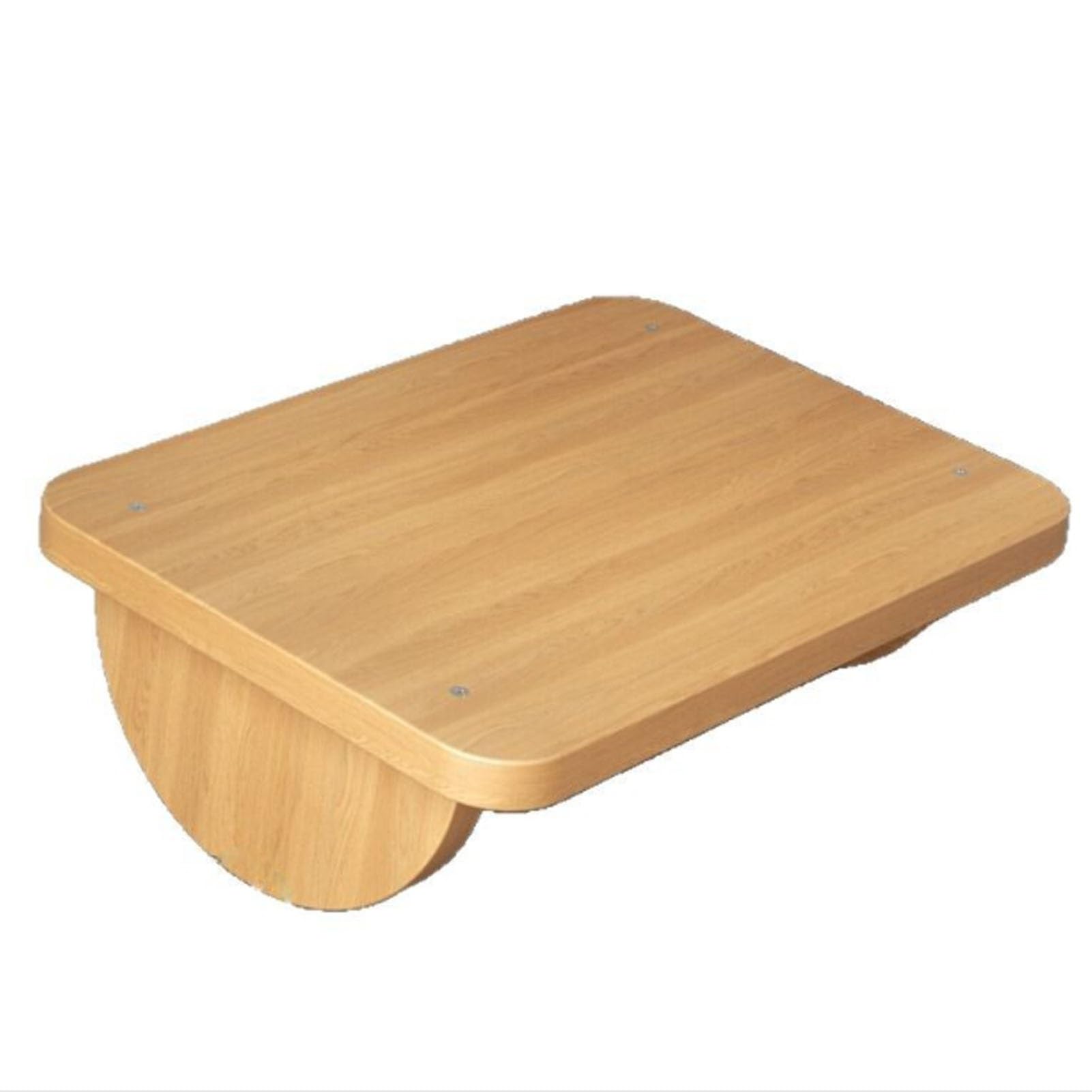Reposapiés Mecedor Bajo Escritorio, Taburete de Madera - Alivia Presión y Mejora Postura, Ergronómico para Oficina y Hogar(30 * 24cm)