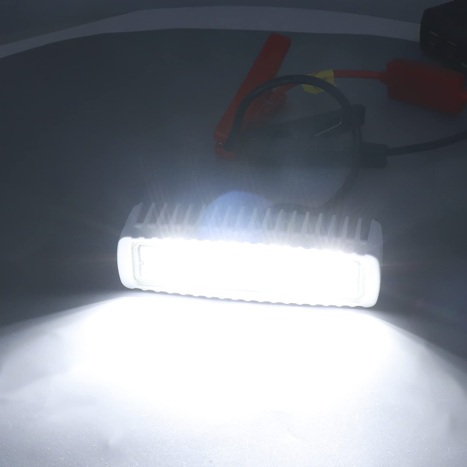 aqxreight Barre Lumineuse LED pour Bateau de 16,3 Cm, ¨¦tanche IP68, 4000 LMS, 6000 K, 12/24 V, 36 W, 120 ¡ã, Projecteur de Pont, Lampe de Remplacement pour Camping-car, Yacht Marin