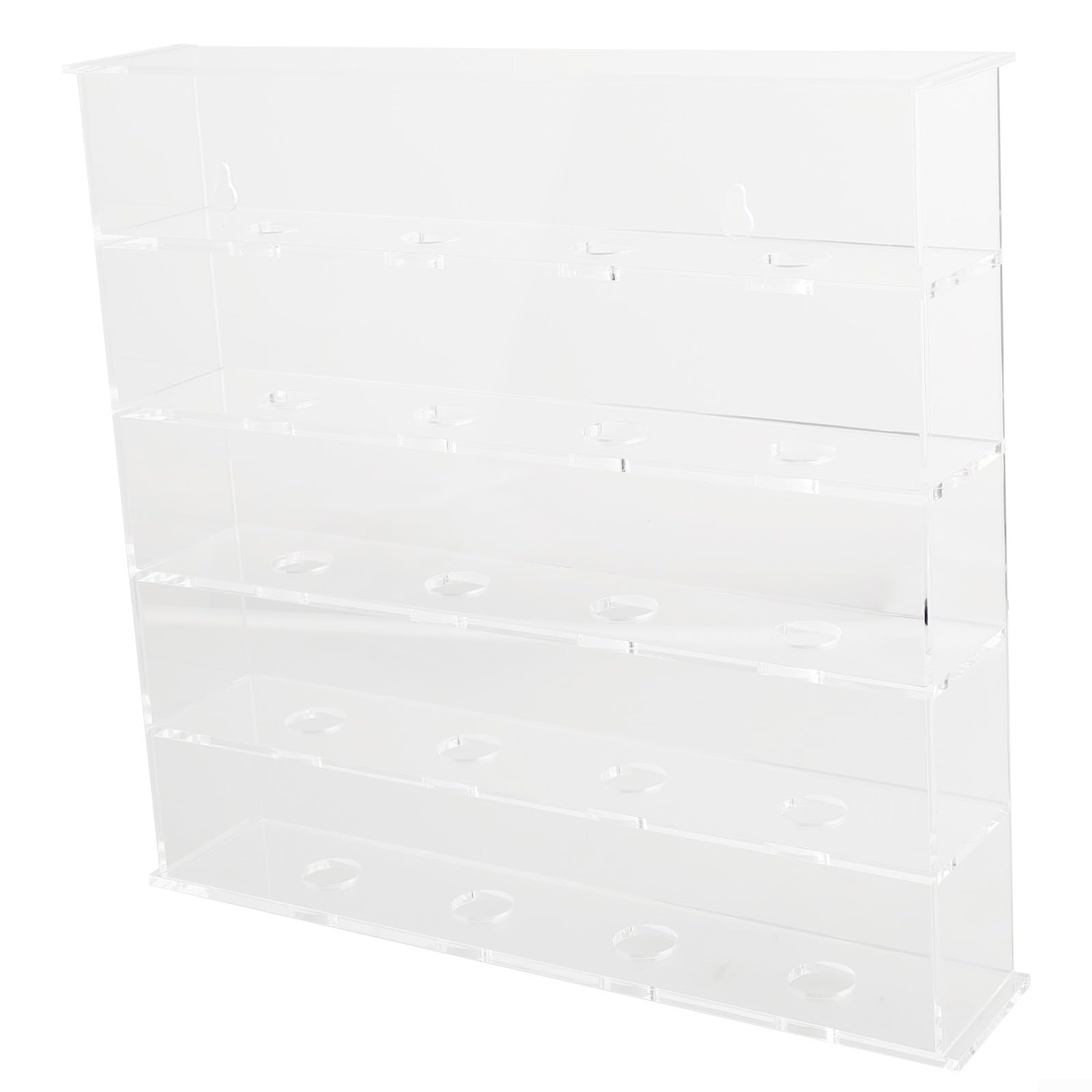 Soporte de pared para pelotas de golf, acrílico transparente con 16 ranuras para tenis de mesa, béisbol y para pelotas de ping pong, organizador de almacenamiento, soporte transparente para guardar