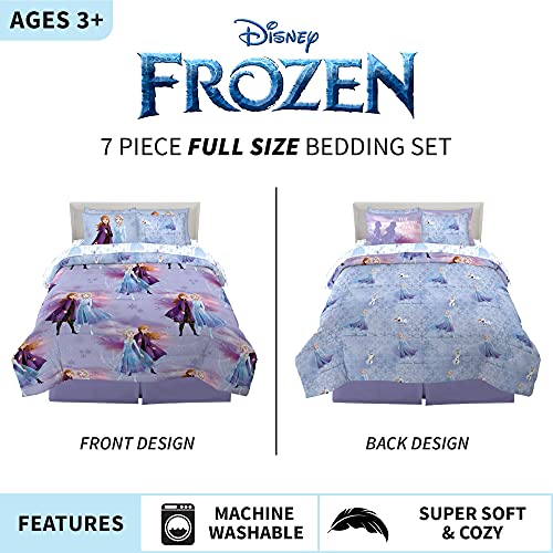 image for Disney Frozen 2 Kids Bedding Super Soft Comforter and Sheet Set with S