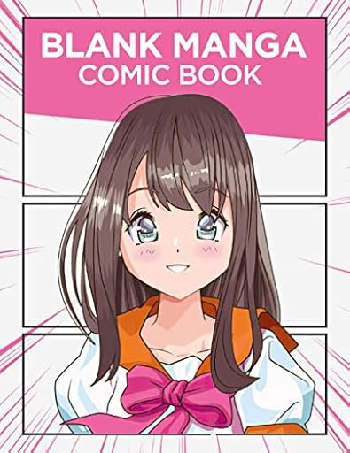 Blank Manga Comic Book: Create Your Own Manga & Anime Comics - 8.5x 11 - PREMIUM QUALITY 120 Pages Manga Template Filled With Different Mood Frames( Sad, Funny, Action, Serious and More) | Ya disponible en tu tienda friki favorita! En mundofriki.es!