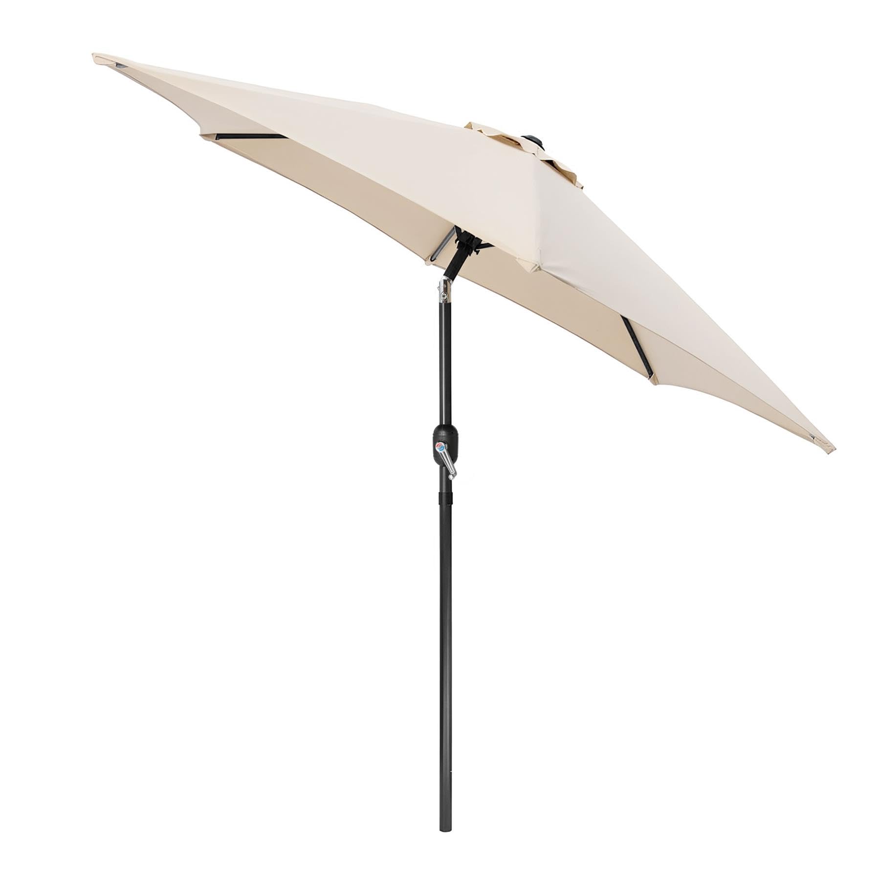 Harbour Housewares 2.3M Tilting Garden Parasol - Natural