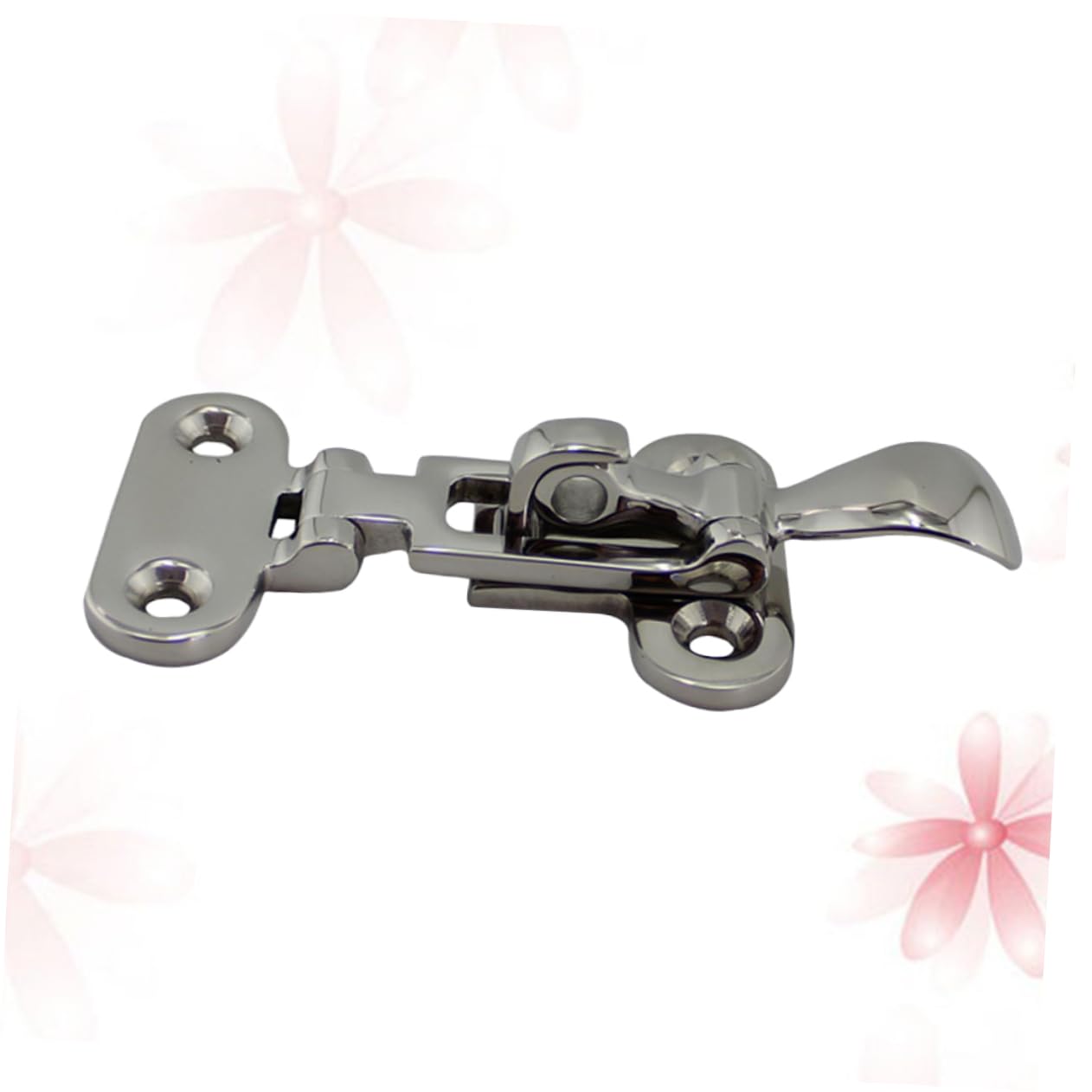 BESPORTBLE Accessorio della Nave Mezzi Marinai Chiavistello di Sicurezza Ferramenta per Serrature delle Porte Chiusure e Chiusure per Barche Silver