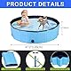 Hundepool,Hundeplanschbecken 120 * 30cm,Faltbarer Pool für Hunde,Tragbare Hundebadewanne,Kleines Planschbecken für Welpen und Kinder