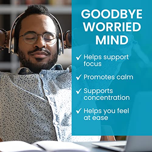 Himalaya Hello Calm Mind, With Bacopa, Gotu Kola & L-Theanine For Relaxation, Focus, Concentration & Racing Thoughts, Non-Gmo, Vegan, Gluten-Free, 620 Mg, 60 Vegetarian Capsules, 1 Month Supply #TOP2